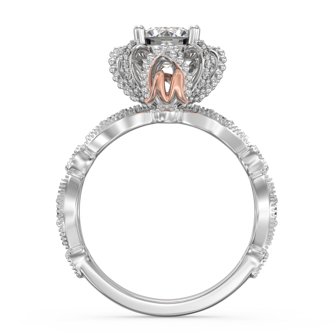 Custom 3D Jewelry Moissanite Ring