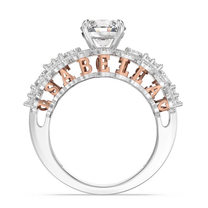 Custom 3D Silver Wedding Ring