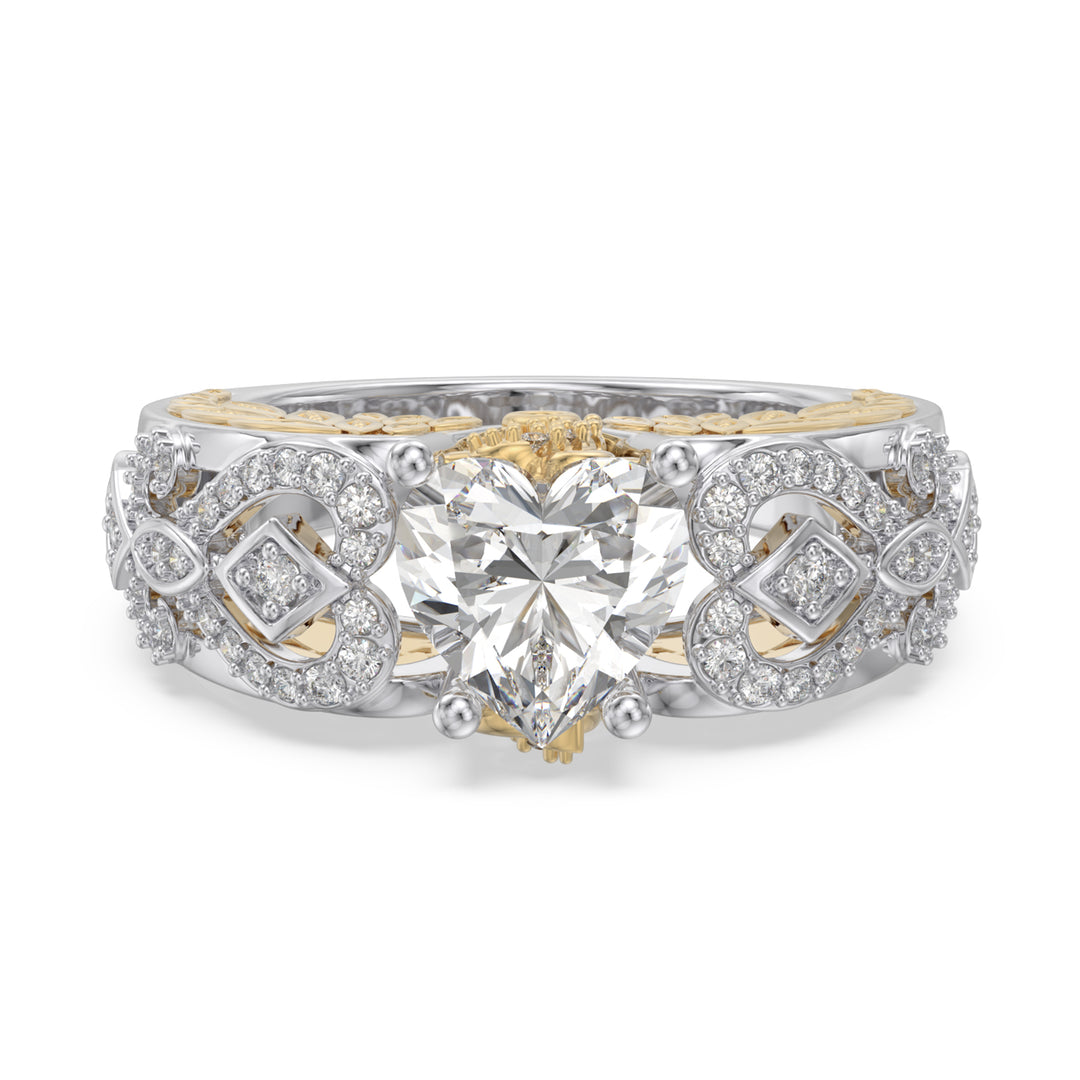 3D Jewlery Moissante Wedding Ring