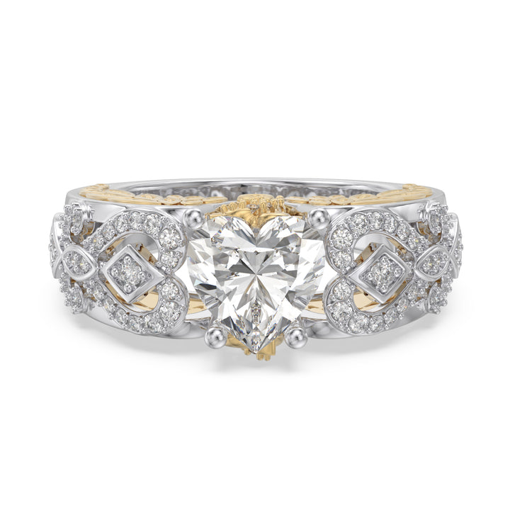 3D Jewlery Moissante Wedding Ring