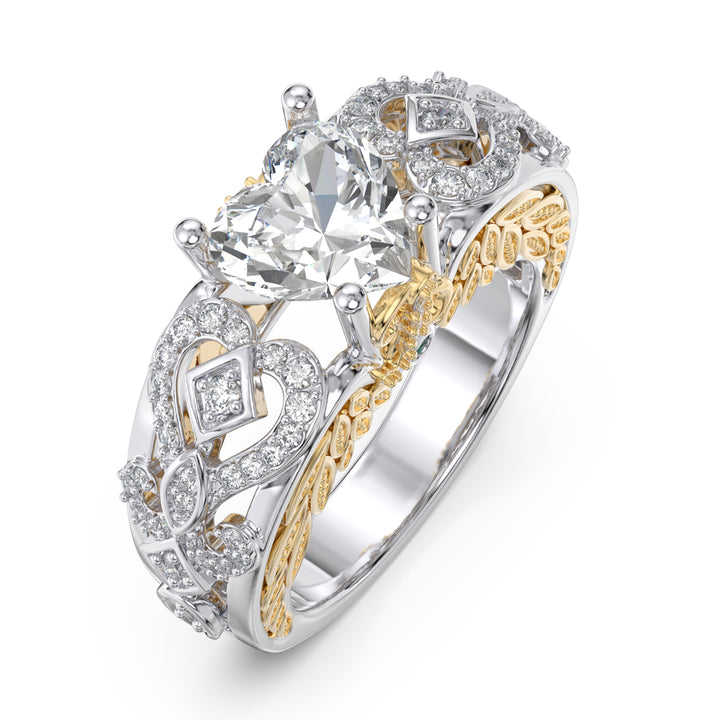 3D Jewlery Moissante Wedding Ring