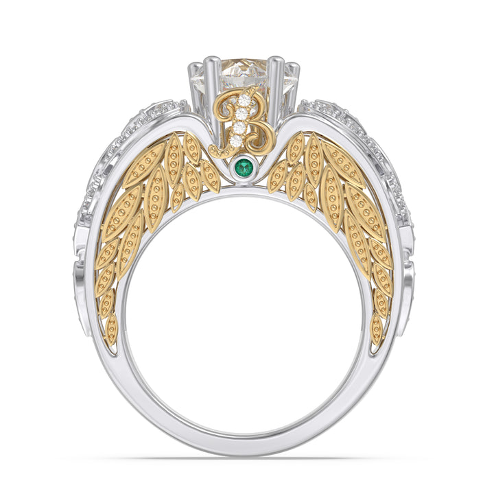 3D Jewlery Moissante Wedding Ring