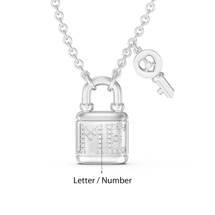 Custom Lock and Key Necklace