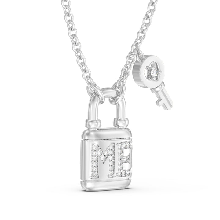 Custom Lock and Key Necklace