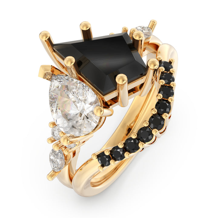 Custom 3D Jewlery Black Onyx Ring