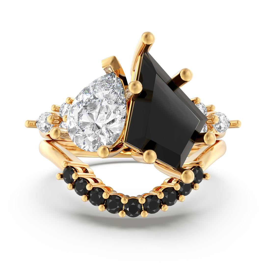 Custom 3D Jewlery Black Onyx Ring