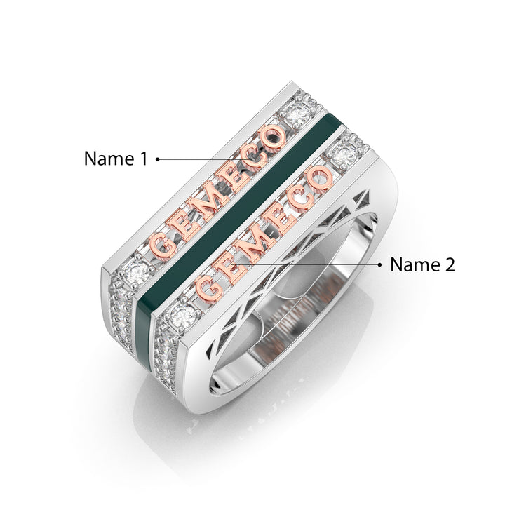 Custom 3D Jewelry Men Ring