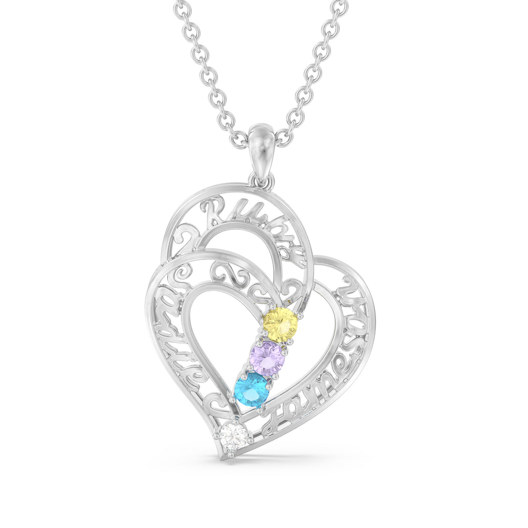 Custom 3D Jewelry Heart Necklace