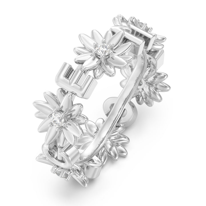 Custom 3D Jewelry Flower Ring