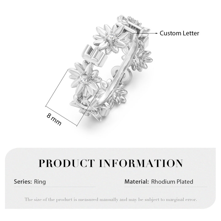 Custom 3D Jewelry Flower Ring