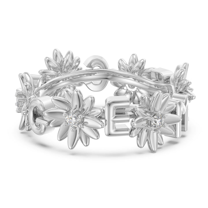 Custom 3D Jewelry Flower Ring