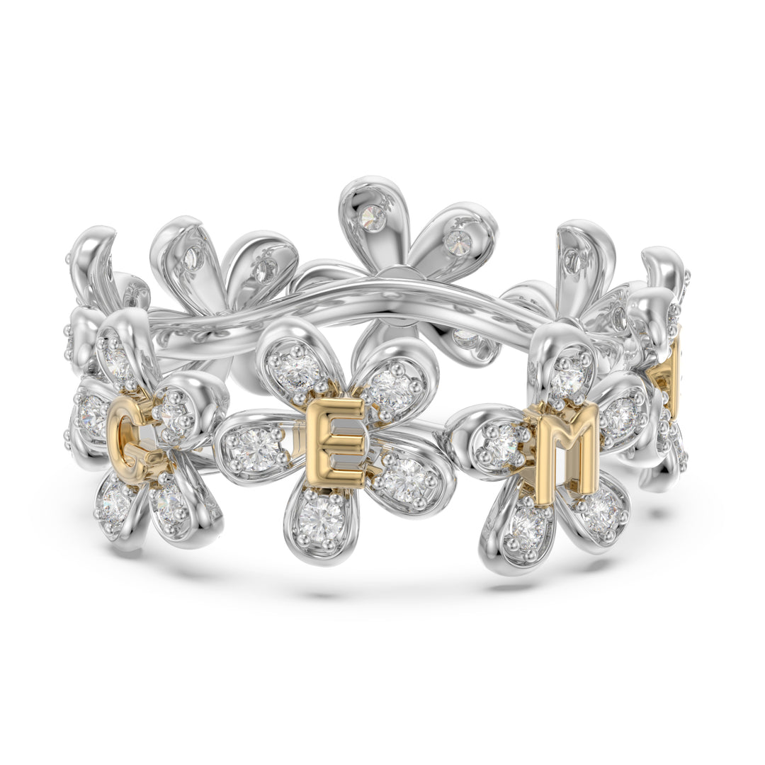 Custom 3D Jewelry Flower Ring