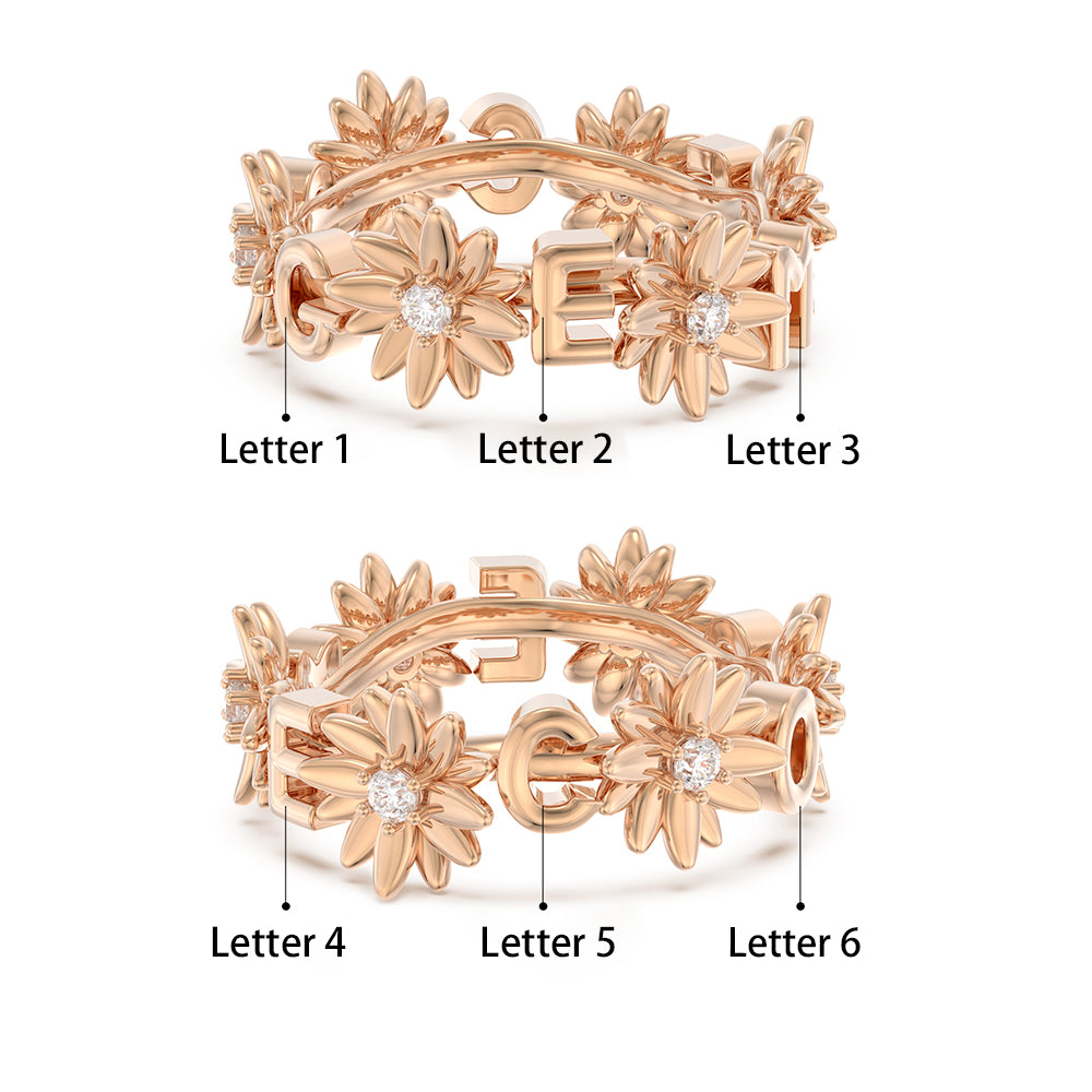 Custom 3D Jewelry Flower Ring