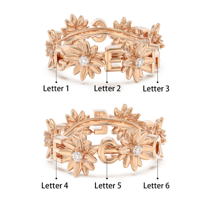 Custom 3D Jewelry Flower Ring