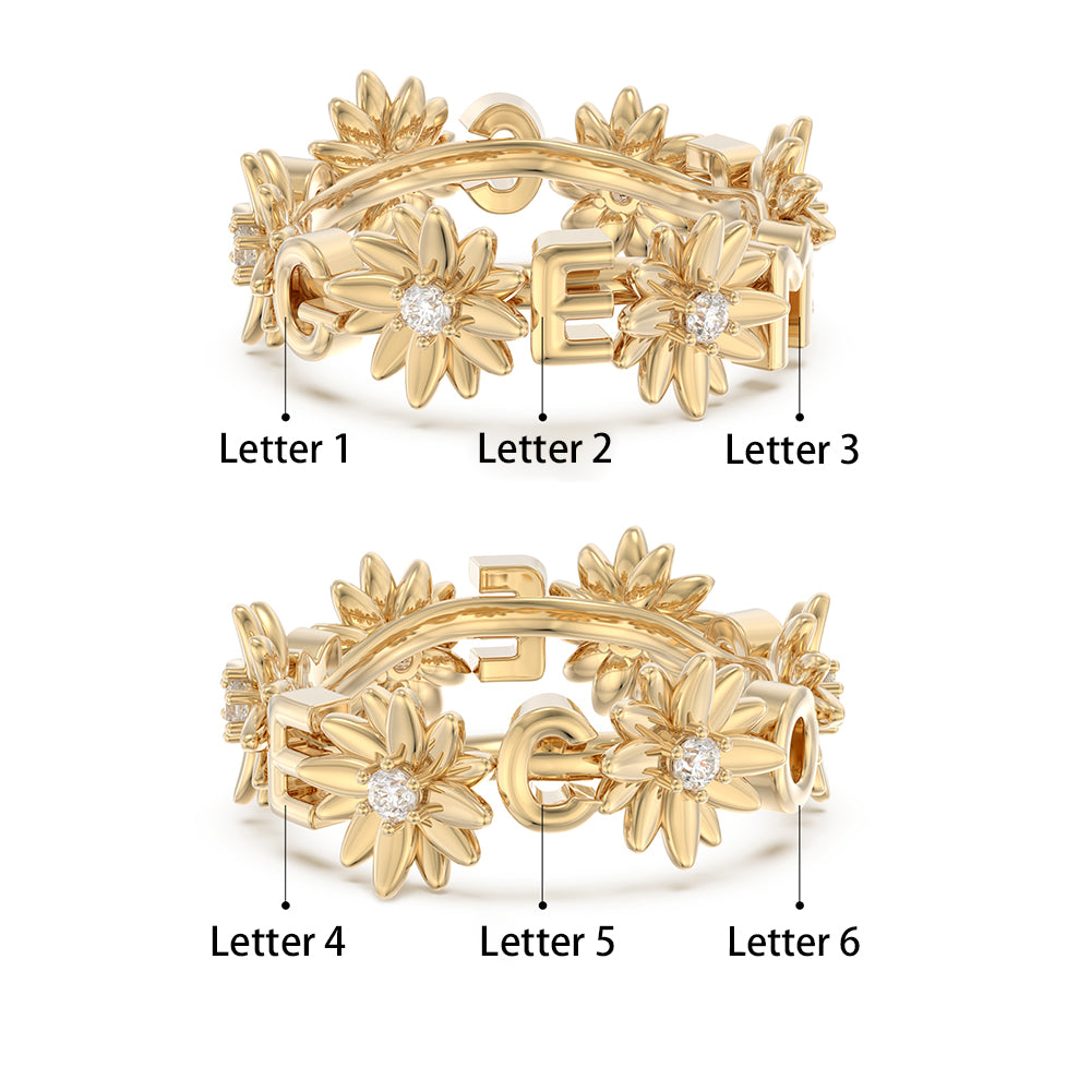 Custom 3D Jewelry Flower Ring