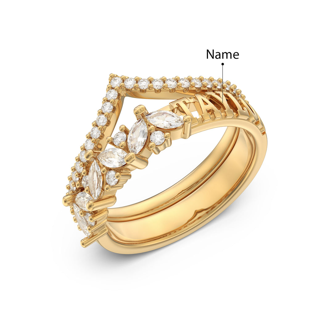 Custom 3D Jewelry Moissanite Ring