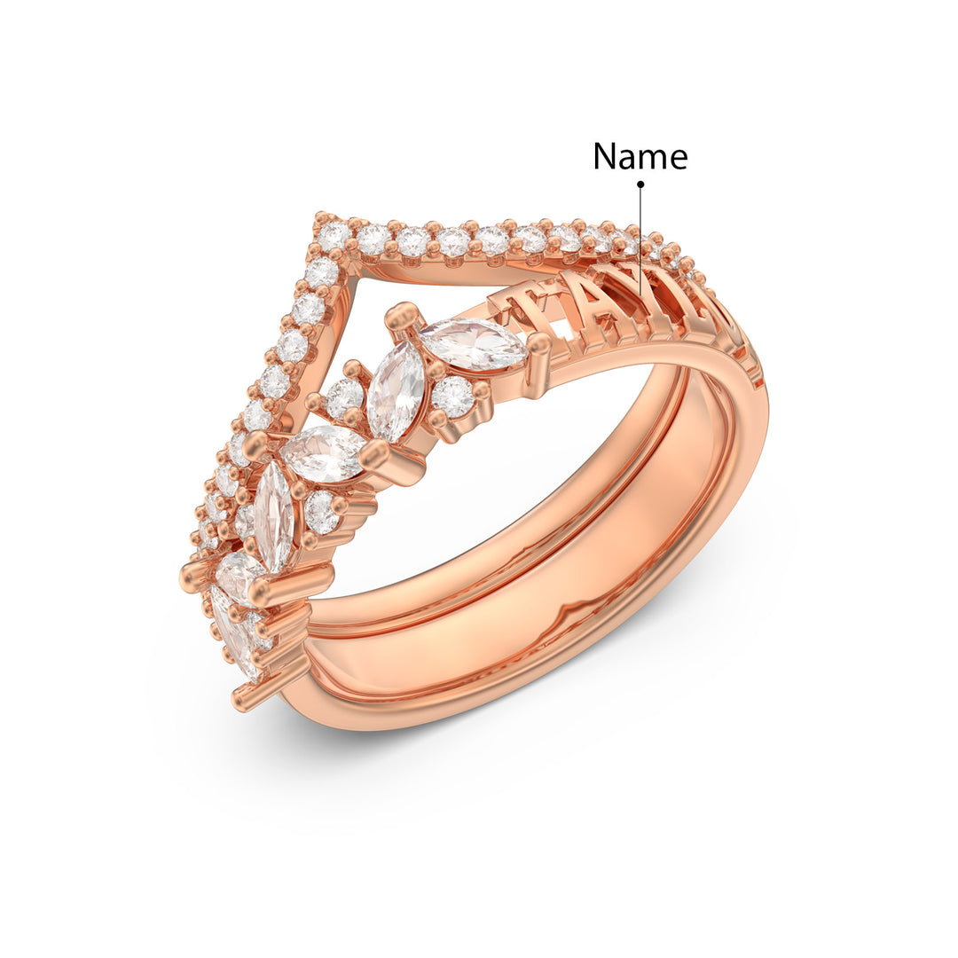 Custom 3D Jewelry Moissanite Ring