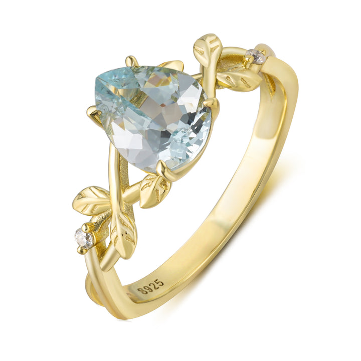 Silver Natural Sapphire Ring