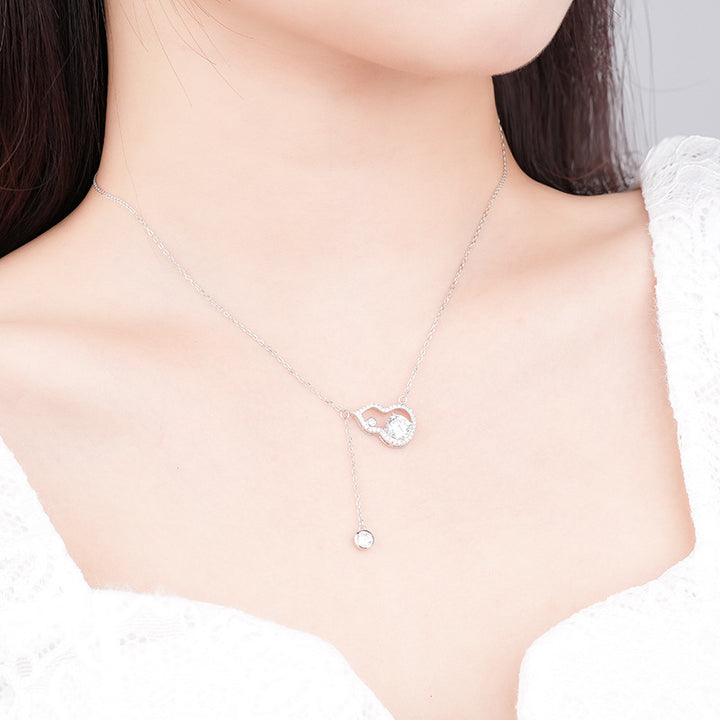Sterling Silver Gourd Necklace