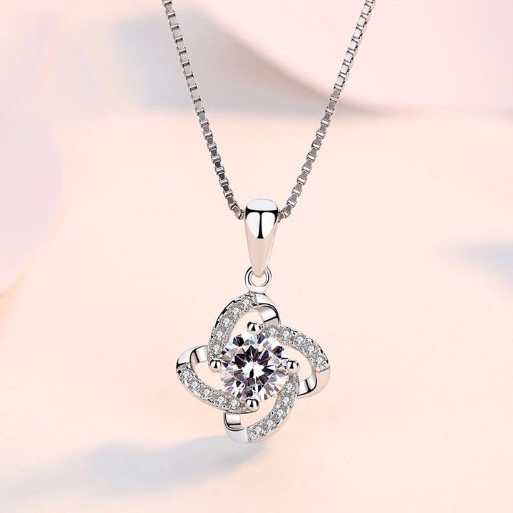 Sterling Silver Moissanite Necklace