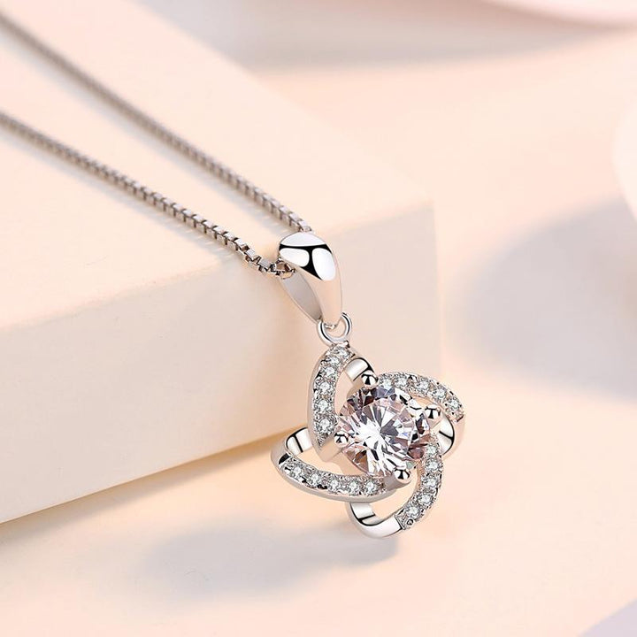 Sterling Silver Moissanite Necklace