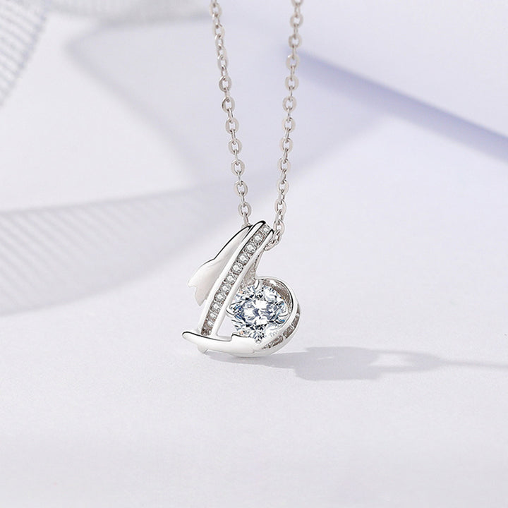Sterling Silver Moissanite Necklace