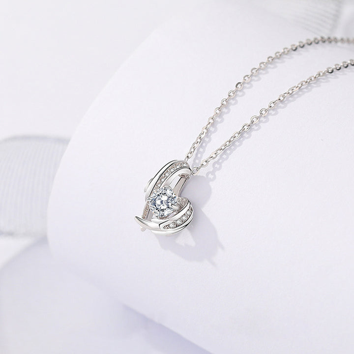Sterling Silver Moissanite Necklace