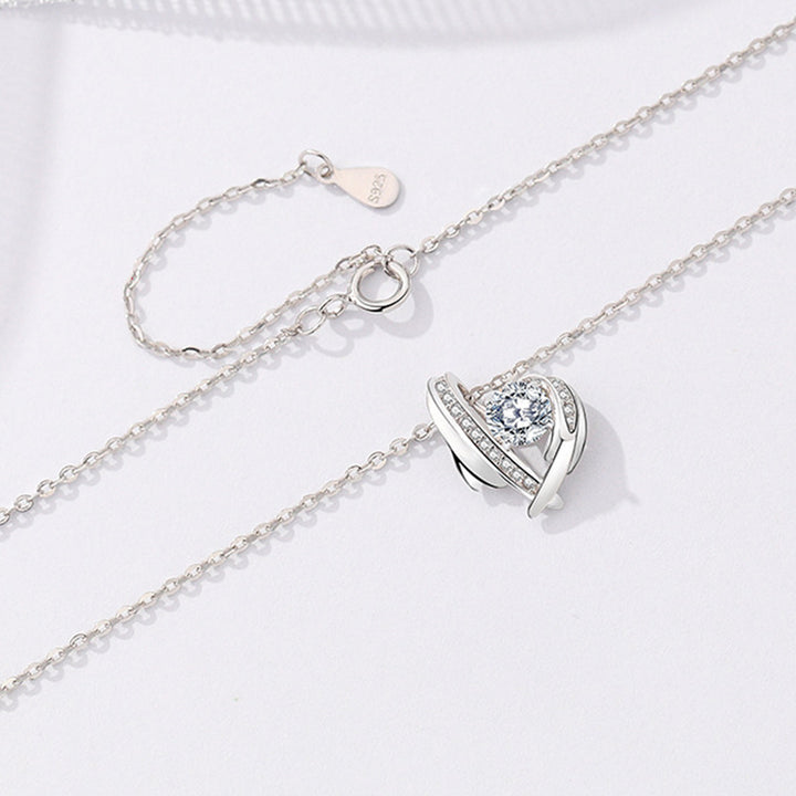 Sterling Silver Moissanite Necklace