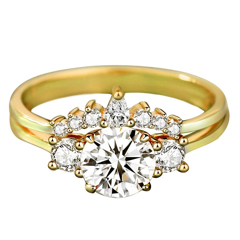 Sterling Silver Moissanite Ring