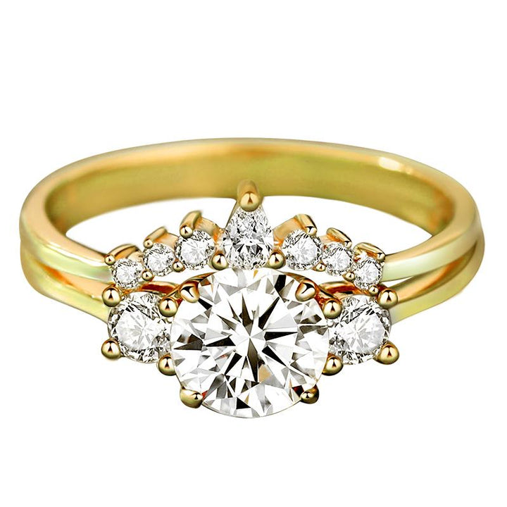 Sterling Silver Moissanite Ring