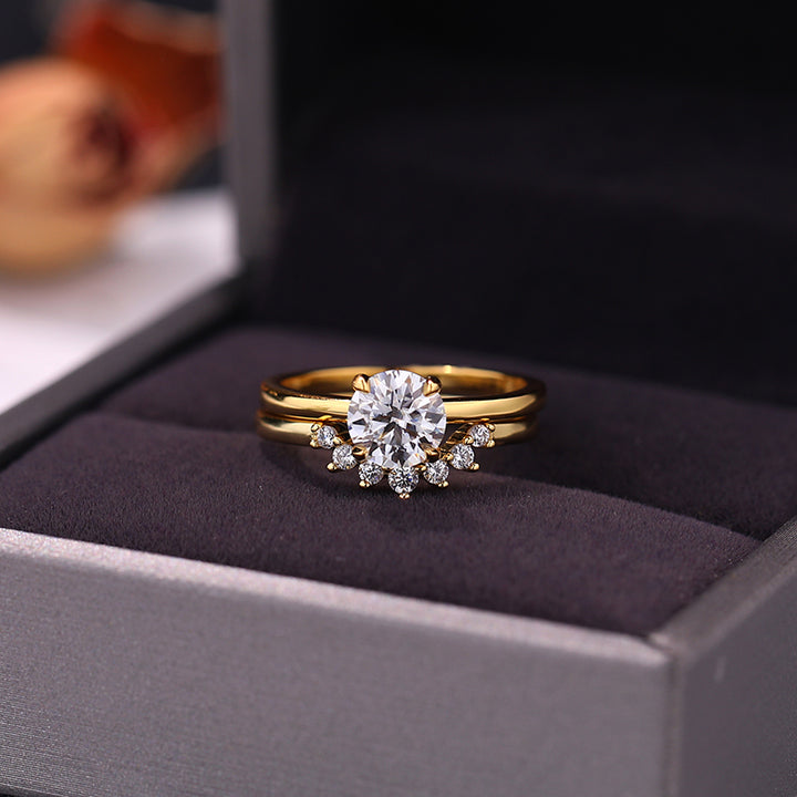 Sterling Silver Moissanite Ring