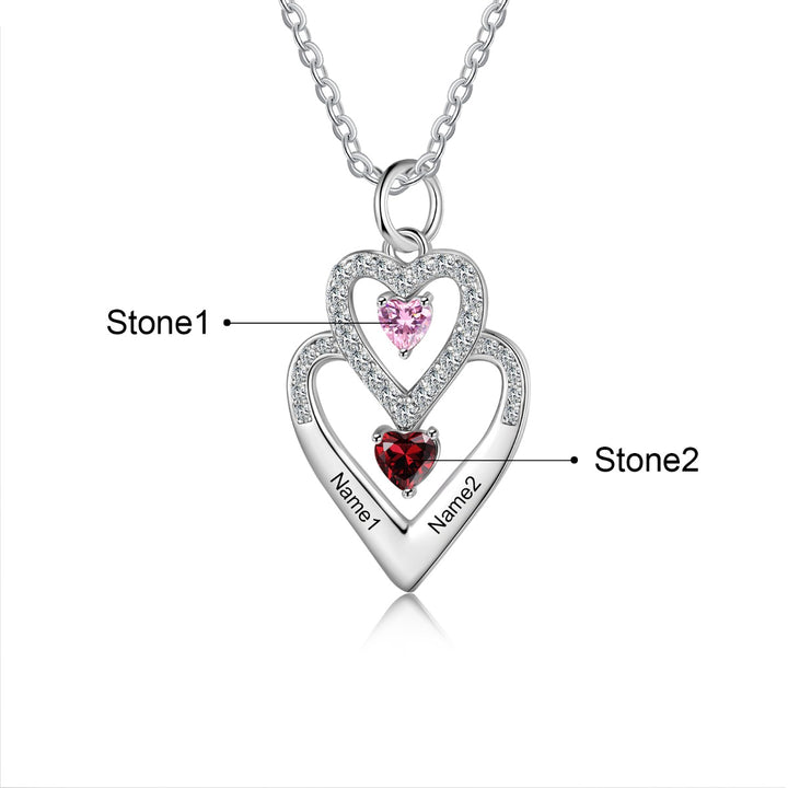 Silver Heart Shape Necklace