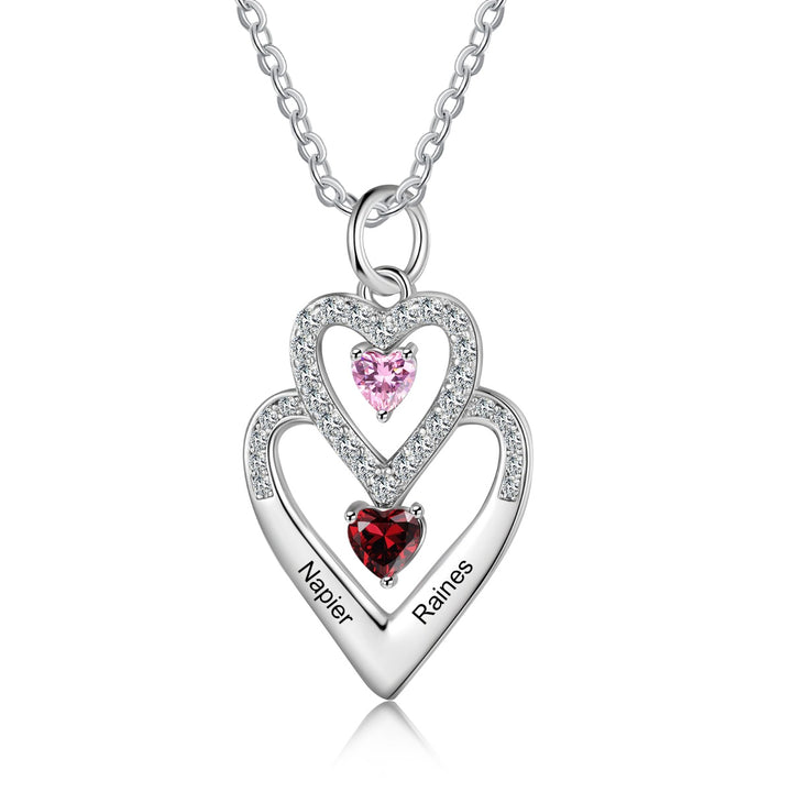 Silver Heart Shape Necklace