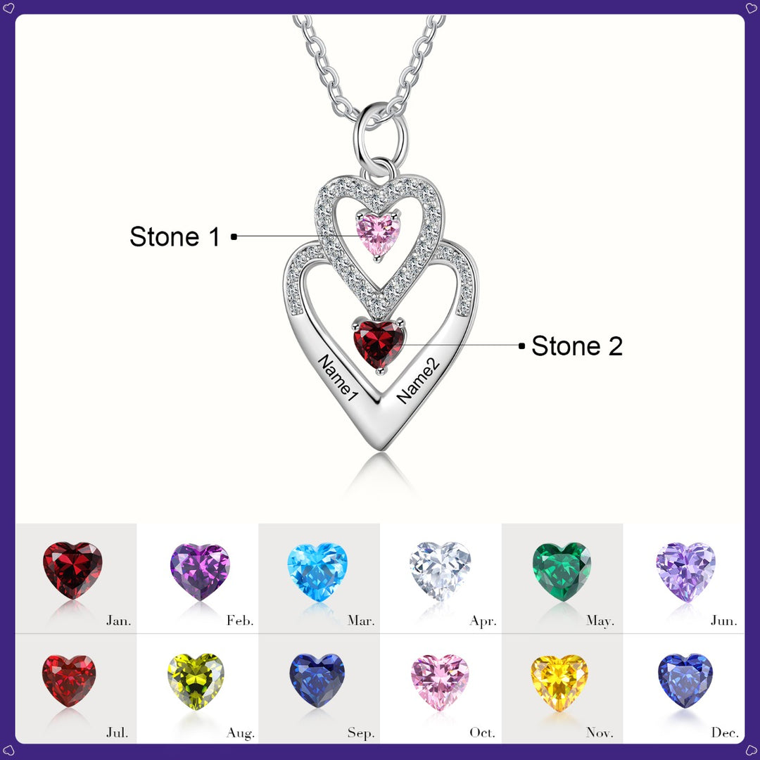 Silver Heart Shape Necklace
