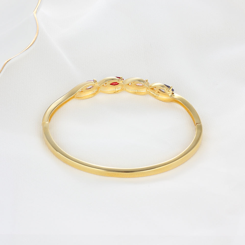 Birthstone Gold Plated Bracelet
