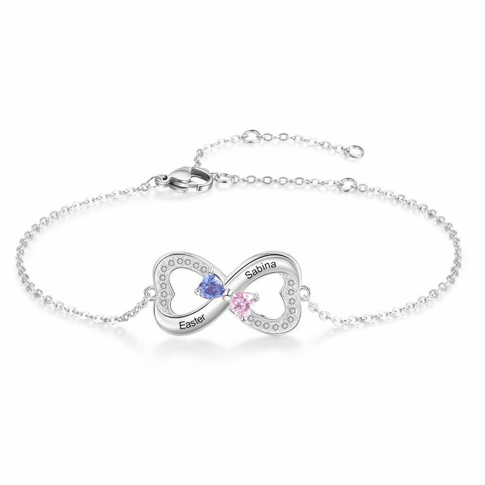 Double Heart Bracelet