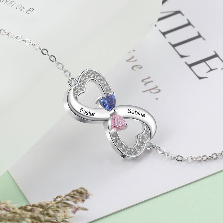 Double Heart Bracelet