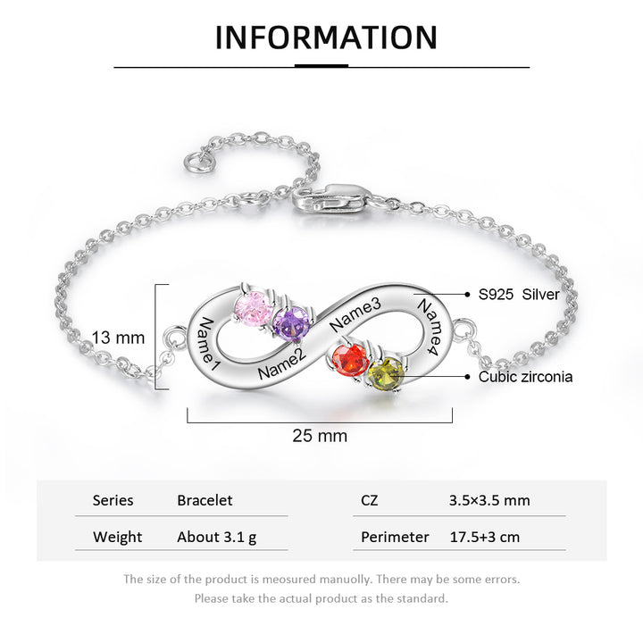 Silver Infinity Bracelet