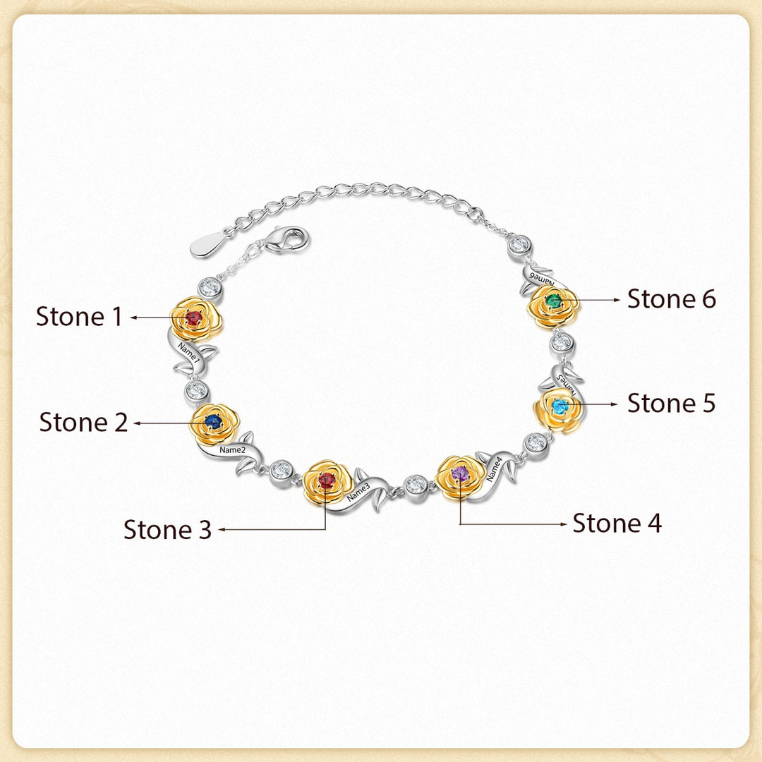 Custom Flower Bracelet