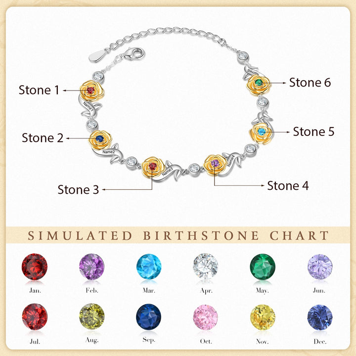 Custom Flower Bracelet