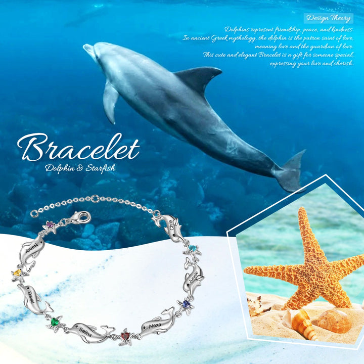 Custom Dolphin Bracelet