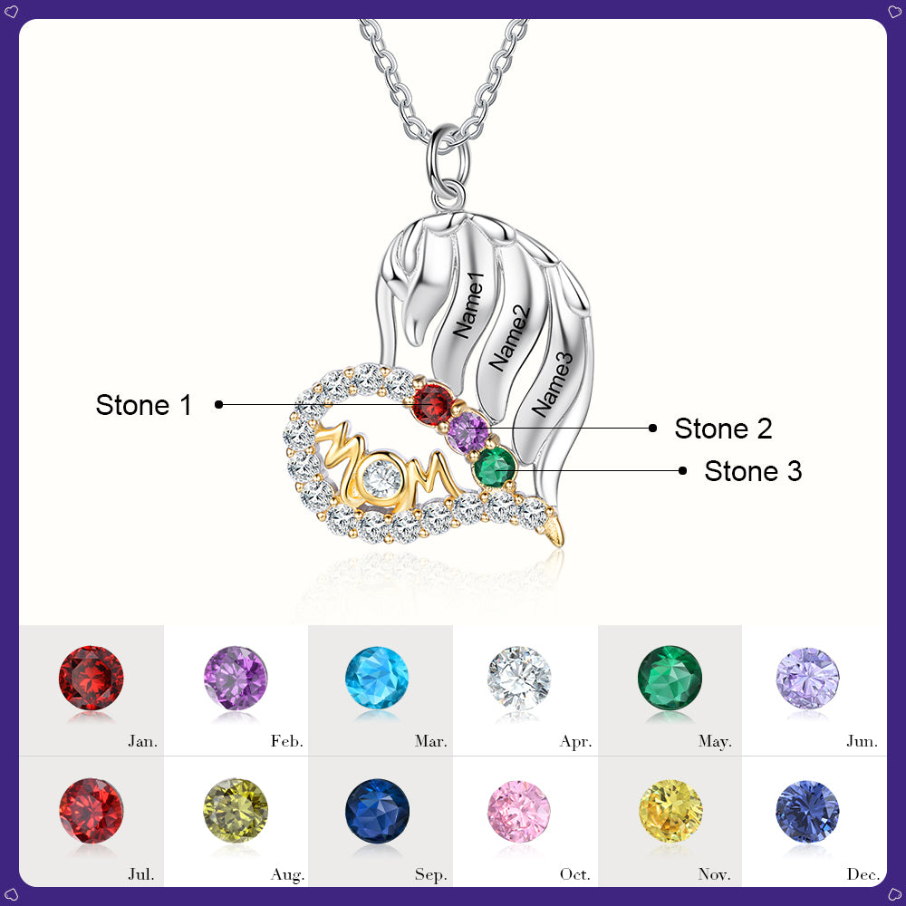 Engraved silver Necklace