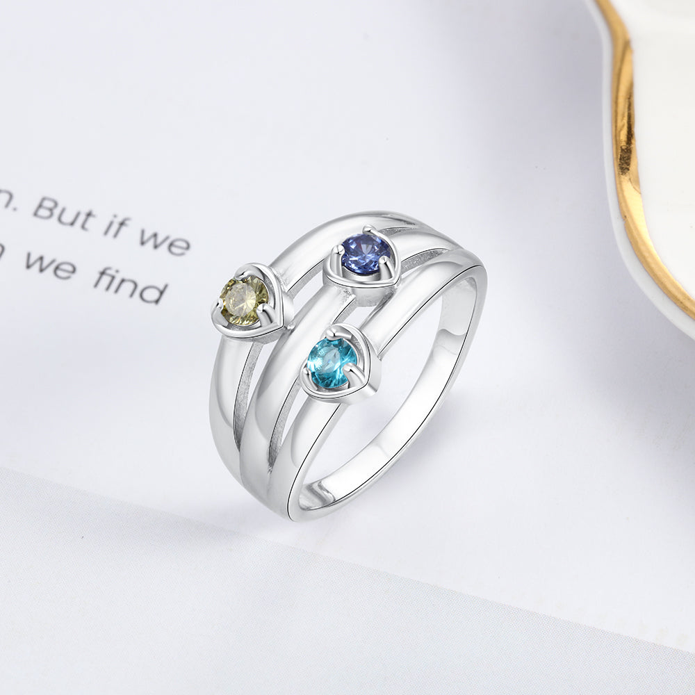 Custom Birthstone Ring