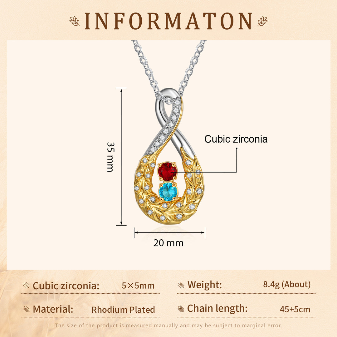 Custom Birthstone Necklace