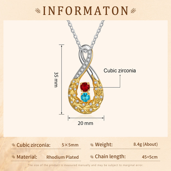 Custom Birthstone Necklace