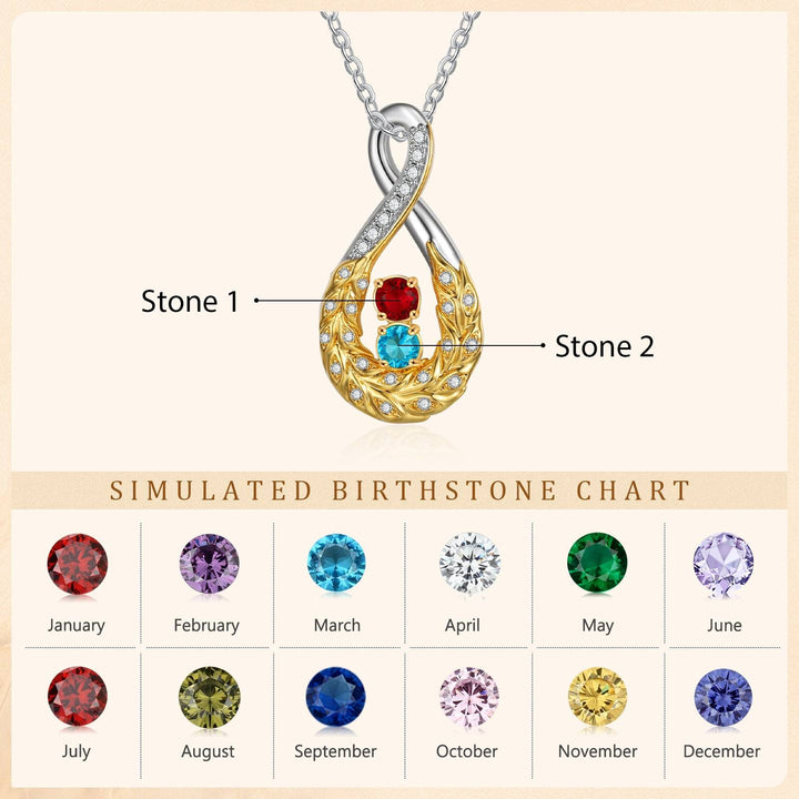 Custom Birthstone Necklace