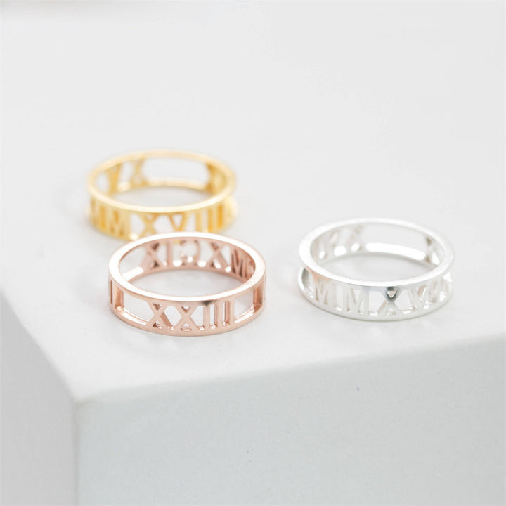 Personalized  Silver Ring