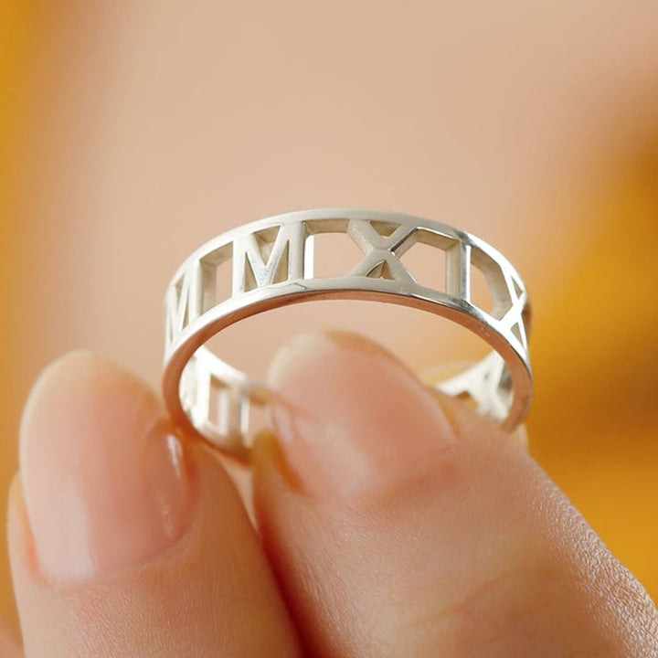 Personalized  Silver Ring