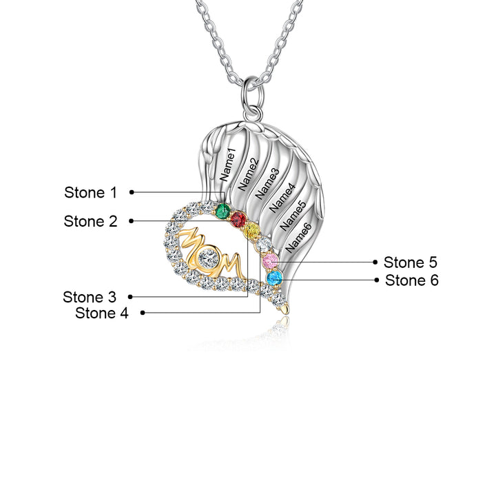 Engraved silver Necklace