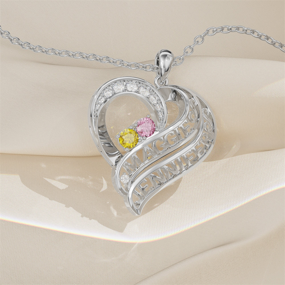 Custom 3D Heart Necklace
